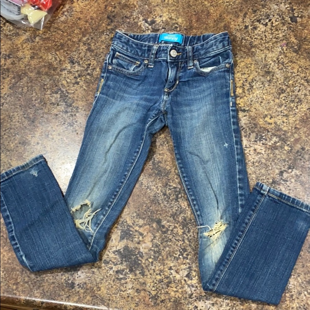 Old Navy Skinny Distressed Jeans